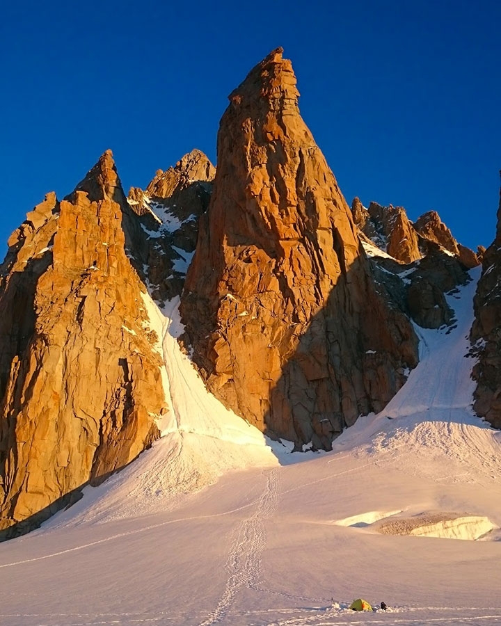 Caroline Ciavaldini, Voie Petit, Grand Capucin, Mont Blanc