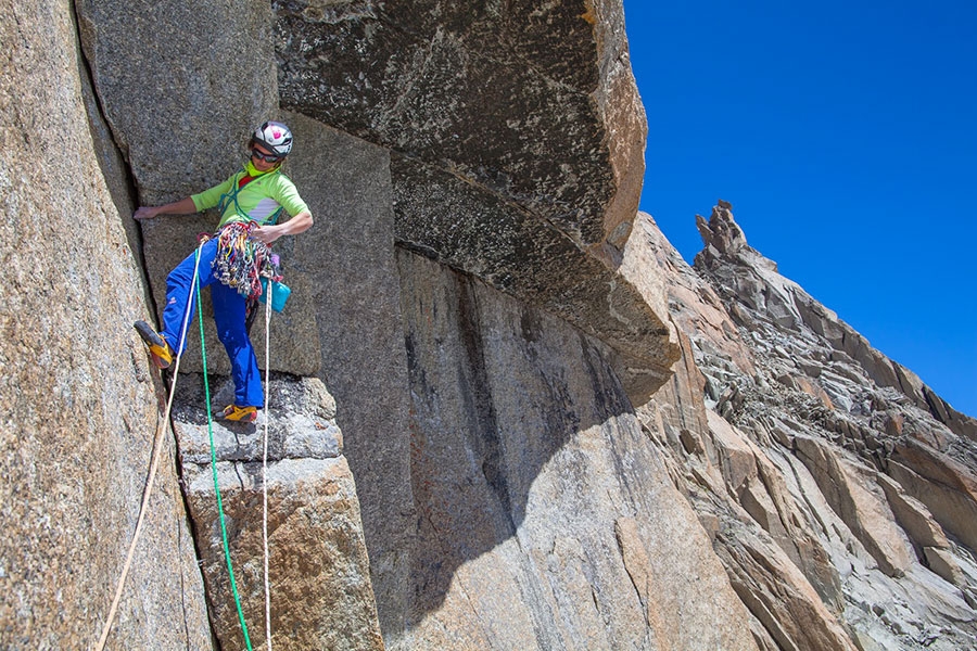 Caroline Ciavaldini, Voie Petit, Grand Capucin, Mont Blanc