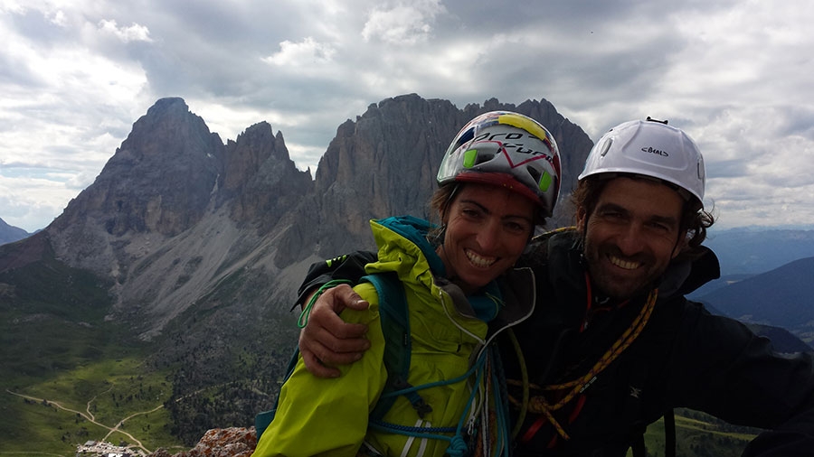 Seconda Torre del Sella, Dolomiti - Torvagando for Nepal