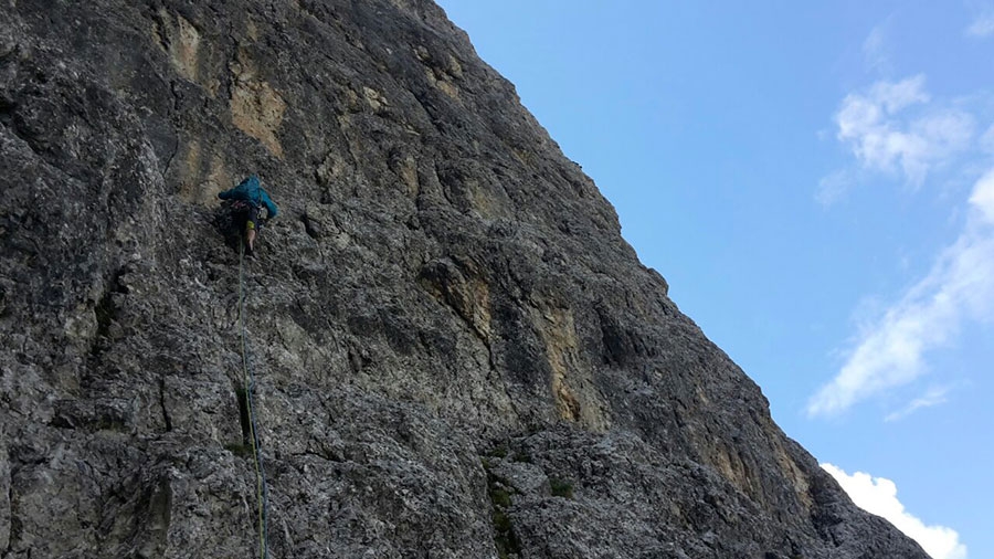 Second Sella Tower, Dolomiti - Torvagando for Nepal