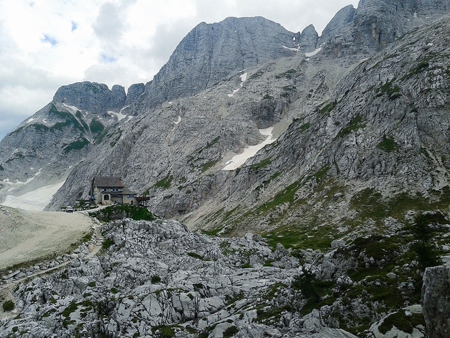 Bila Pec, boulder, Sella Nevea, Alpi Giulie, Friuli