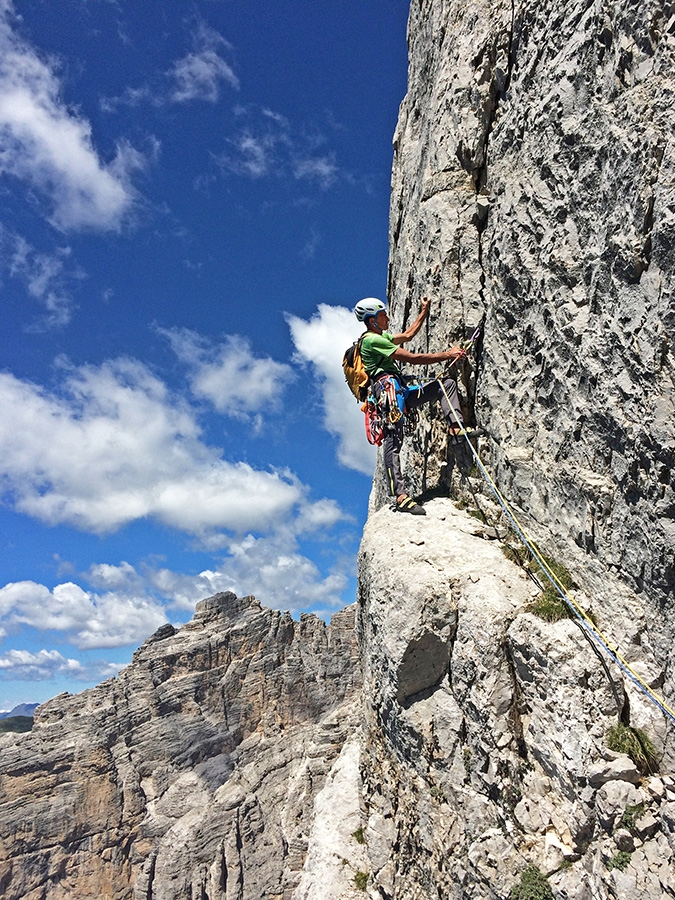 Cima Busazza, Civetta, Dolomiti, Manrico Dell'Agnola, Maurizio Giordani