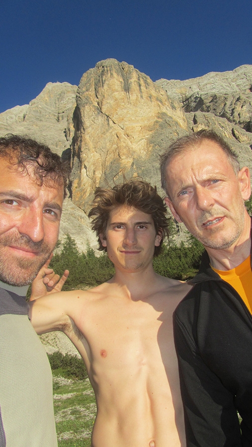 Via Delirio Giallo, Torre Prosser, Cestün, Sasso delle Dieci, Cunturines, Dolomiti, Walter Polidori