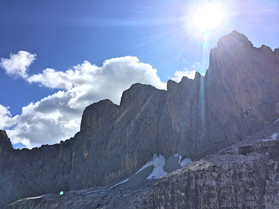 Bastava un Piumino, Dolomiti di Brenta, Val d'Ambiez, Andrea Simonini, Gianluca Beliamoli