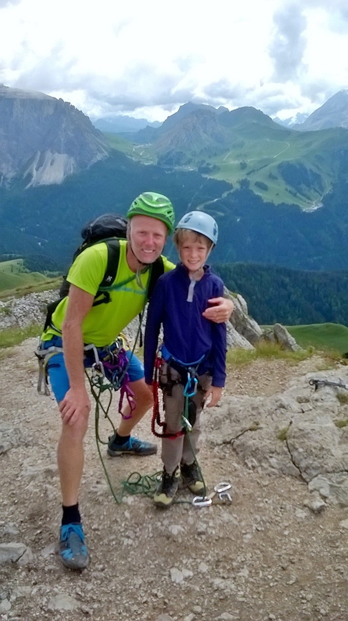 Via Ferrata Col Rodella, Langkofel, Dolomites