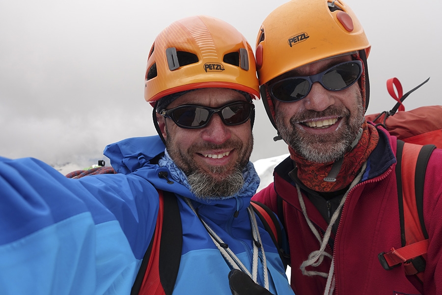 Diamond Ridge Grandes Jorasses, Mont Blanc, Simon Richardson, Michael Rinn