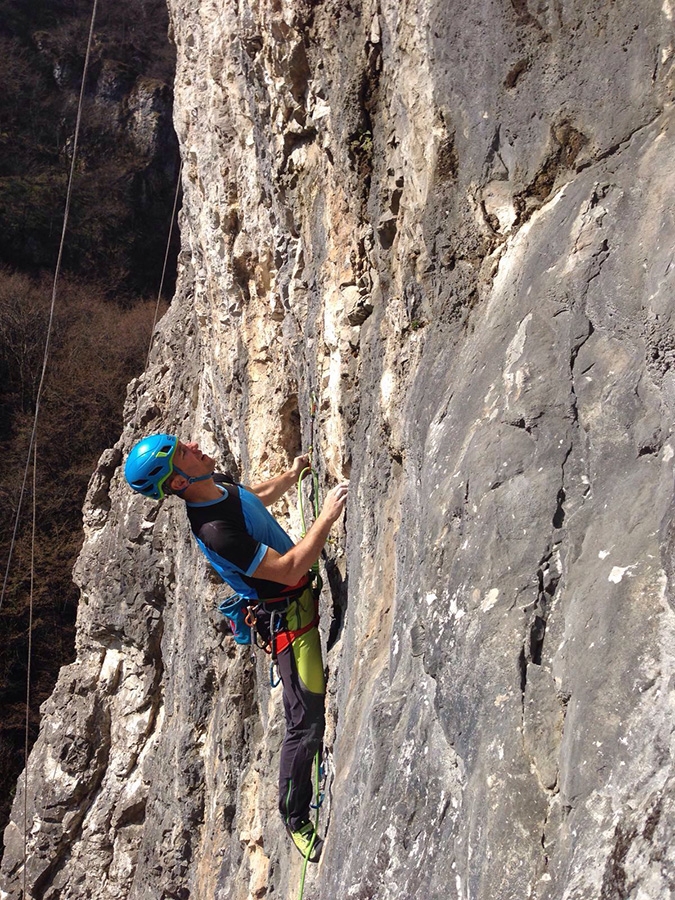 Valgua, Val Seriana, arrampicata