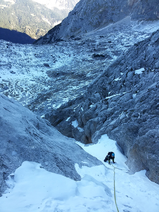 Campanile S. Marco, Marmarole, Dolomiti, alpinism