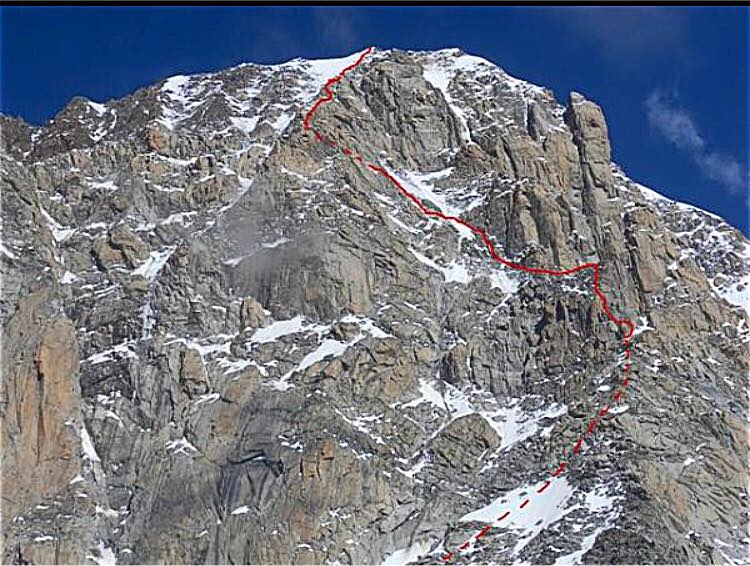 Ueli Steck, Monte Bianco, Cresta dell'Innominata