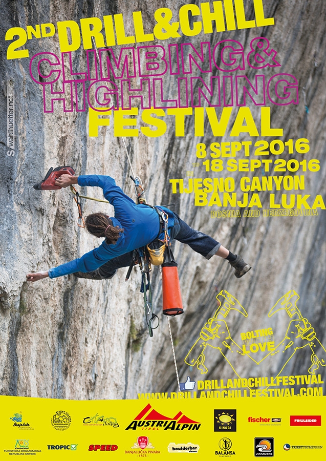 Drill & Chill Climbing and Highlining Festival, Bosnia and Herzegovina