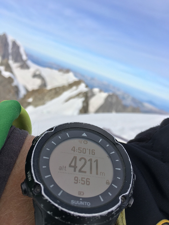 Denis Trento, Cresta di Rochefort, Grandes Jorasses, Monte Bianco