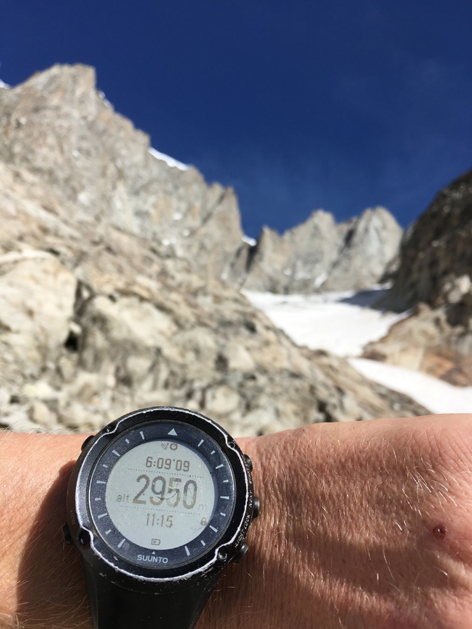 Denis Trento, Cresta di Rochefort, Grandes Jorasses, Monte Bianco