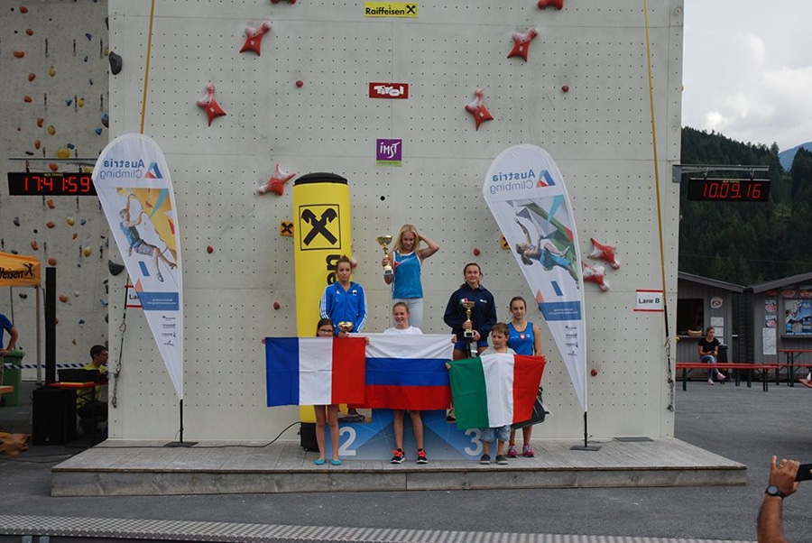 Coppa Europa Giovanile Speed, Imst, Arrampicata Sportiva