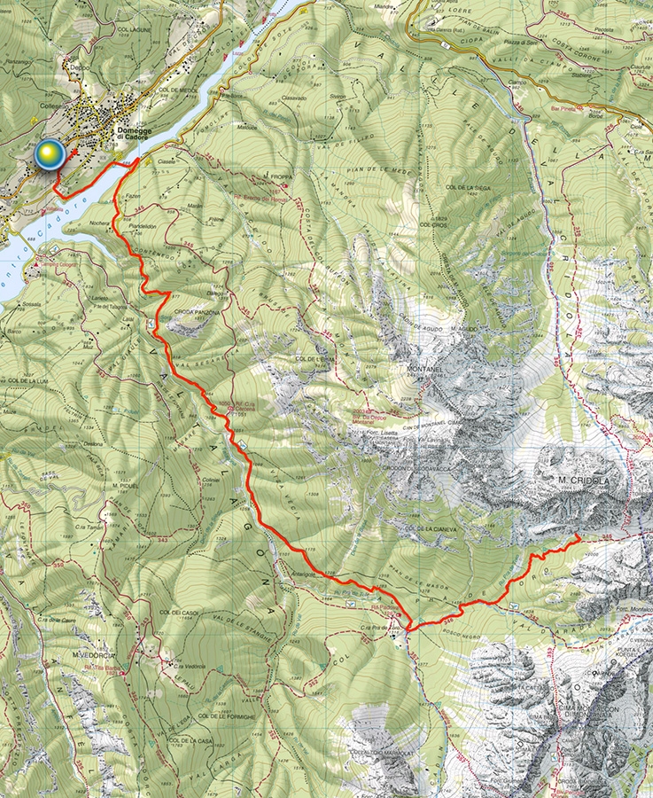 La Cruna dell'Ago, Monte Cridola, Gianmario Meneghin