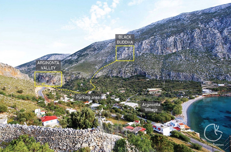 Kalymnos, Arginonta Valley, Black Buddha