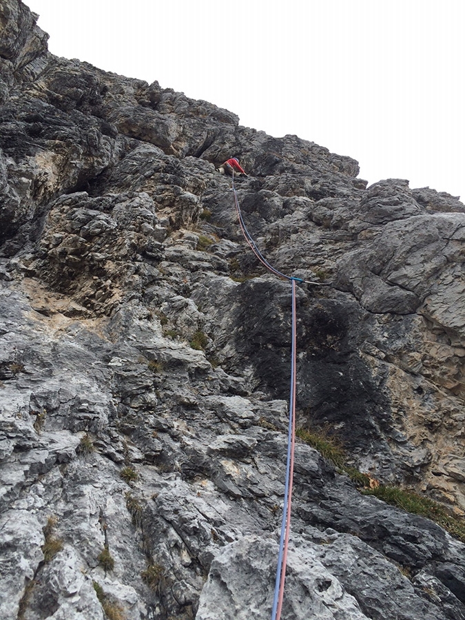 Tuttavita, Torre Laura, Marmarole, Dolomites, Alex Pivirotto, Letizia Donó, Riccardo Donó