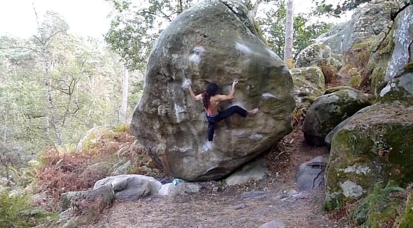 Charles Albert, Fontainebleau, bouldering