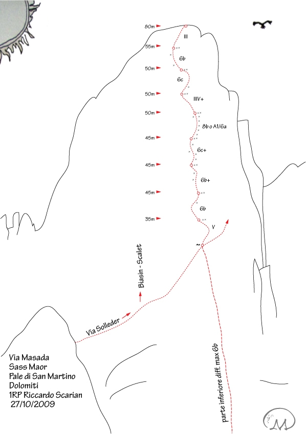 Masada, Sass Maor, Dolomiti