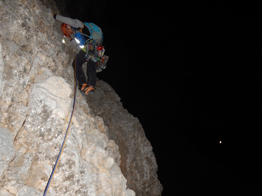 Via degli Studenti, Civetta, Dolomiti, Alessandro Baù, Claudio Migliorini,