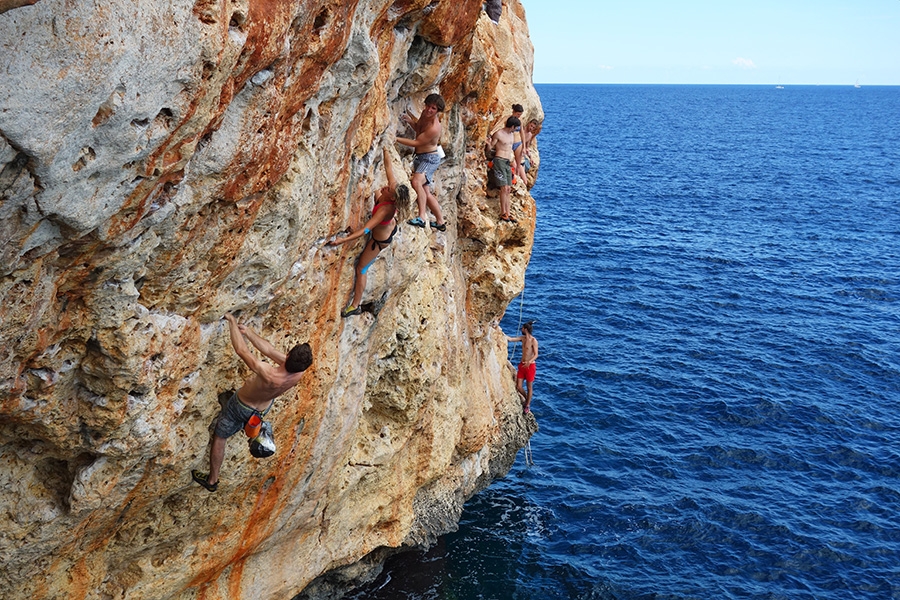 Mallorca, Deep Water Solo, Psicobloc