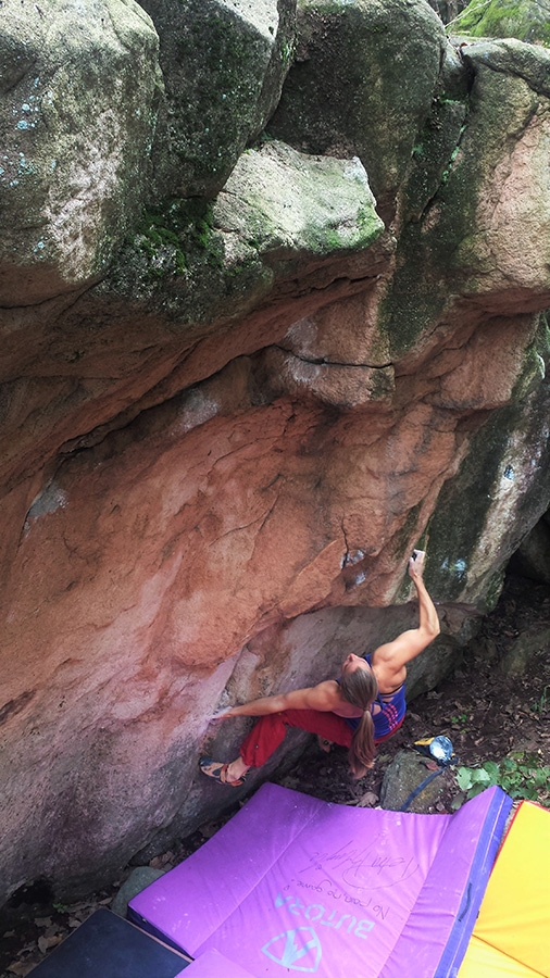Petra Klingler, South Korea, climbing, Mudeungsan Bouldering Festival