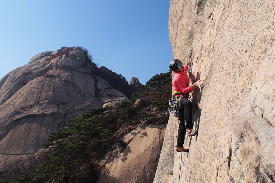 Petra Klingler, Sud Corea, arrampicata, Mudeungsan Bouldering Festival