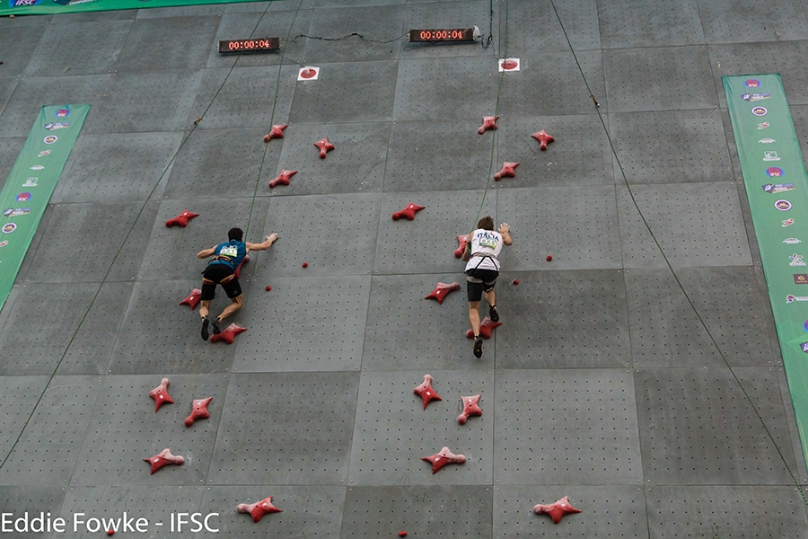 Mondiale Giovanile d’arrampicata sportiva, Guangzhou, Cina