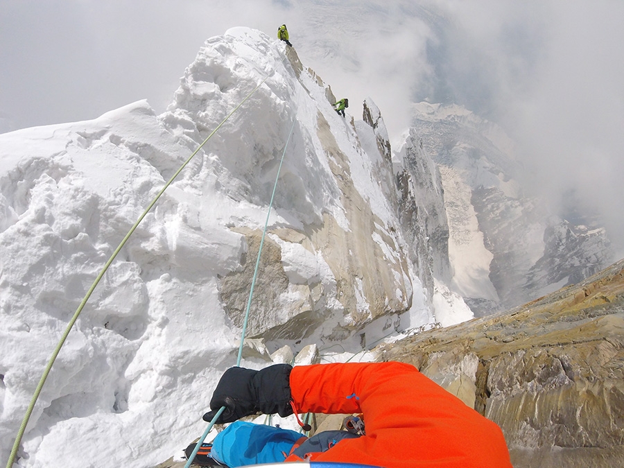 Annapurna III, David Lama, Hansjörg Auer, Alex Blümel