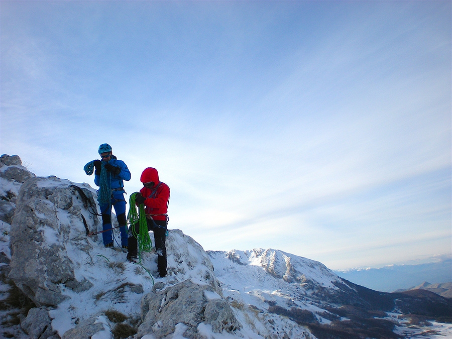 Monte Gallinola, Appennino, Riccardo Quaranta, Emanuele Guglietta, Alessio Scacco