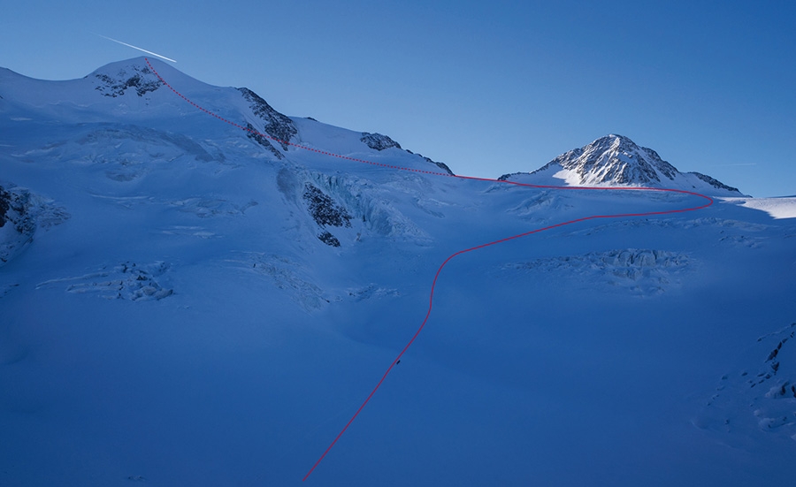 Wildspitze, ski mountaineering, Pitztal, Tyrol, Austria, Alberto De Giuli