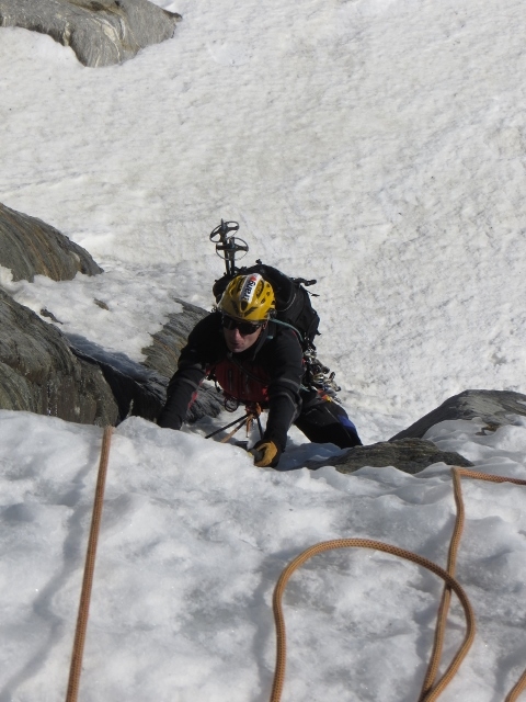 Fletschhorn, Parete est integrale, Giovanni Pagnoncelli, Marcello Sanguineti