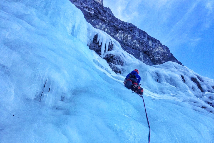 Cima Verde del Montasio, Julian Alps, Enrico Mosetti, Alberto Giassi, Davide Limongi 