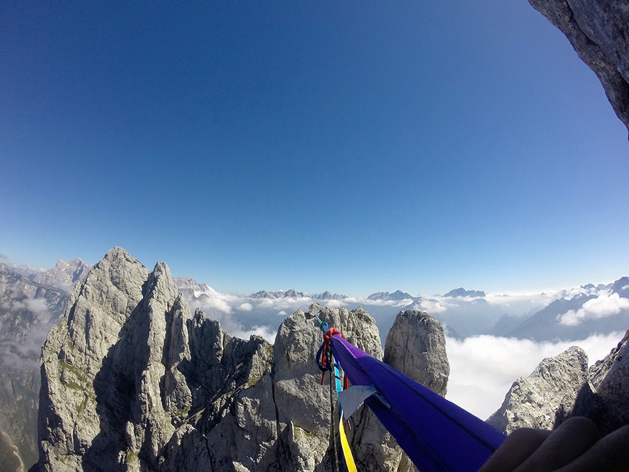 Highline, slackline, Marco Milanese