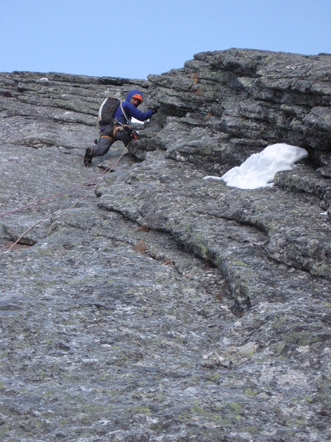 Via Cassin, Pizzo Badile, Luca Godenzi, Carlo Micheli