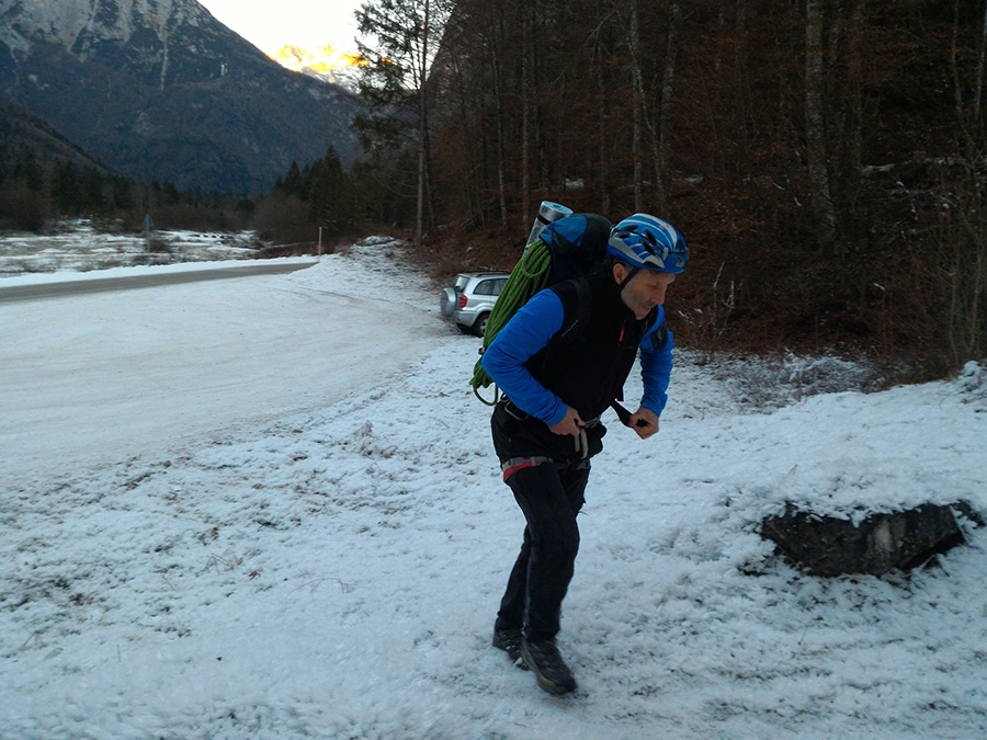 Via Gogna - Cerruti, Pale di San Lucano, Dolomiti, Luciano Alessandro, Claudio Moretto, Beppe Tararan, Denis Tonello