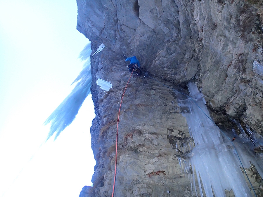 Cascata della Pissa, Dolomiti, Luca Vallata, Santiago Padrós