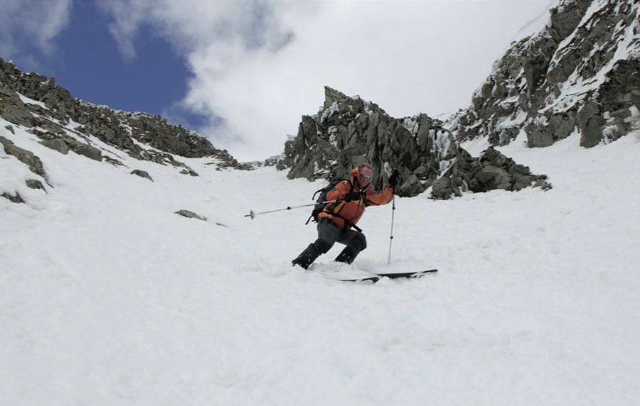 Ski mountaineering, steep skiing, Freeride, Appennino Tosco-Emiliano