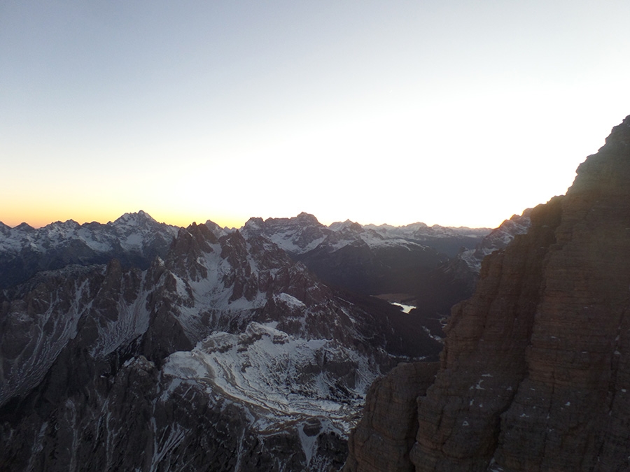 Tre Cime di Lavaredo, Dolomiti, trilogia invernale, Simon Gietl, Vittorio Messini