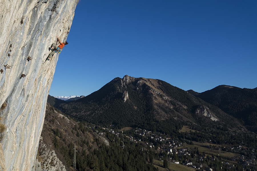 Corna Rossa di Bratto, Settore Solarium, Val Seriana