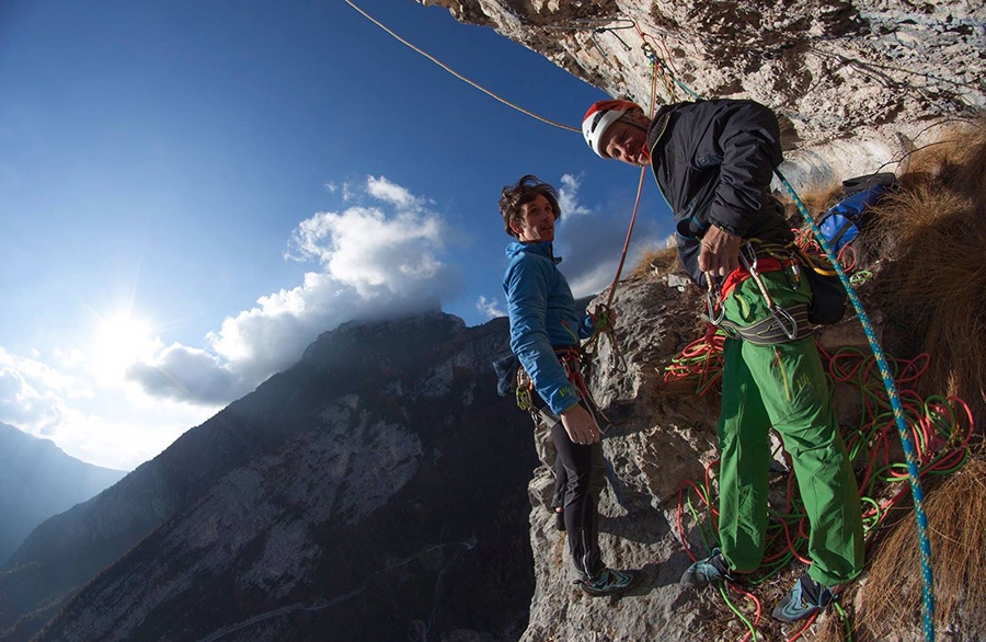 Via MammaSandra, Val Zemola, Dolomiti, Daniele Geremia, Nicolò Cadorin, Maurizio Fontana