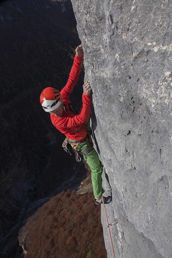Via MammaSandra, Val Zemola, Dolomites, Daniele Geremia, Nicolò Cadorin, Maurizio Fontana