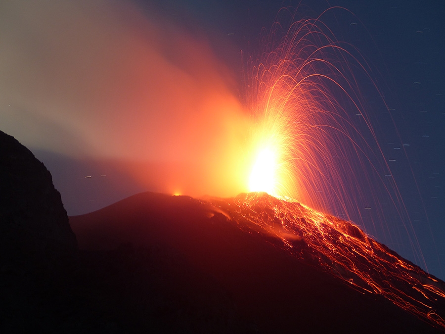 Stromboli volcano, Eolian Islands, Sicily