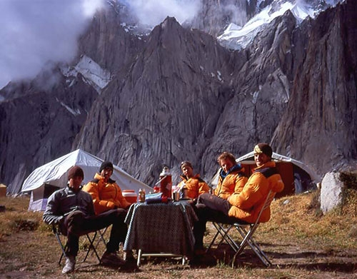 Austrian Shipton Expedition, Trango, Pakistan, Thomas Scheiber, Hansjörg Auer, Matthias Auer, Karl Dung, Ambros Sailer 