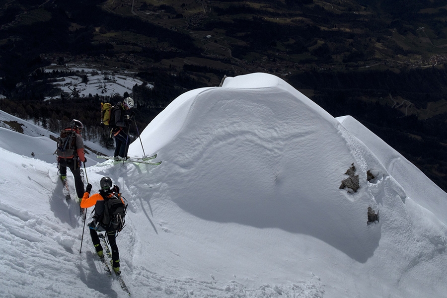 Dolomiti, sci ripido, sci estremo
