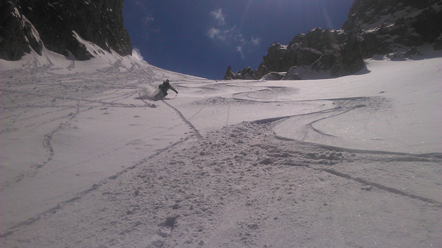 Dolomiti, sci ripido, sci estremo