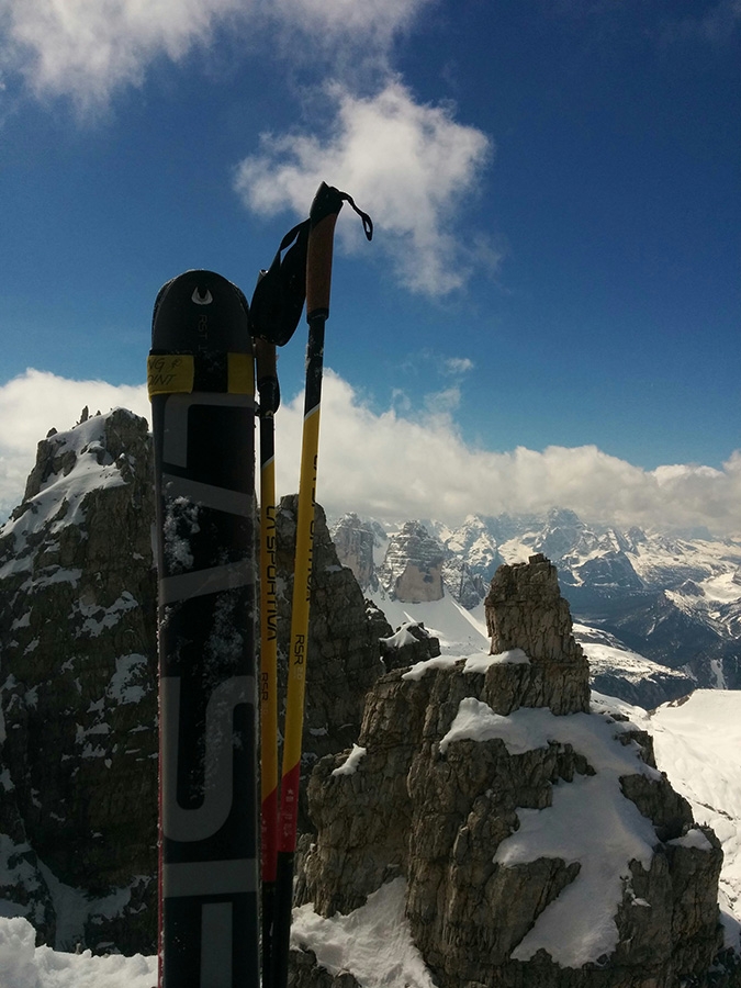 Dolomiti, sci ripido, sci estremo