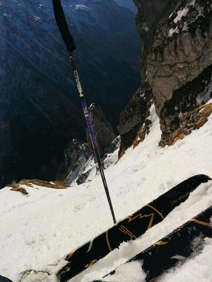 Dolomiti, sci ripido, sci estremo