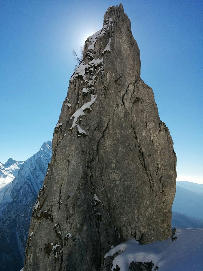 Dolomites steep skiing