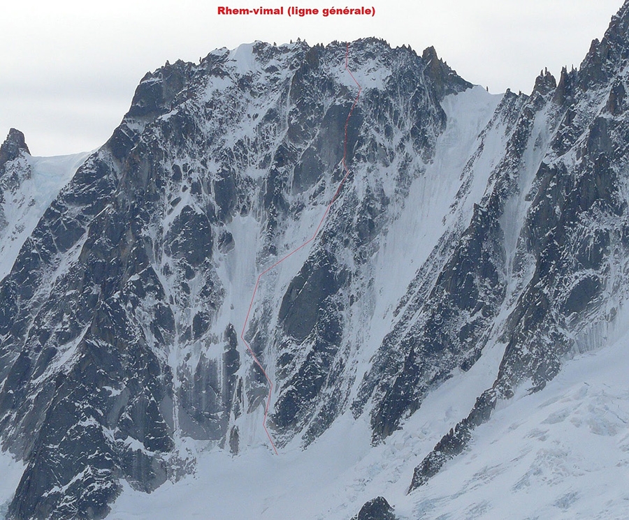 Les Droites, Monte Bianco, Rhem-Vimal