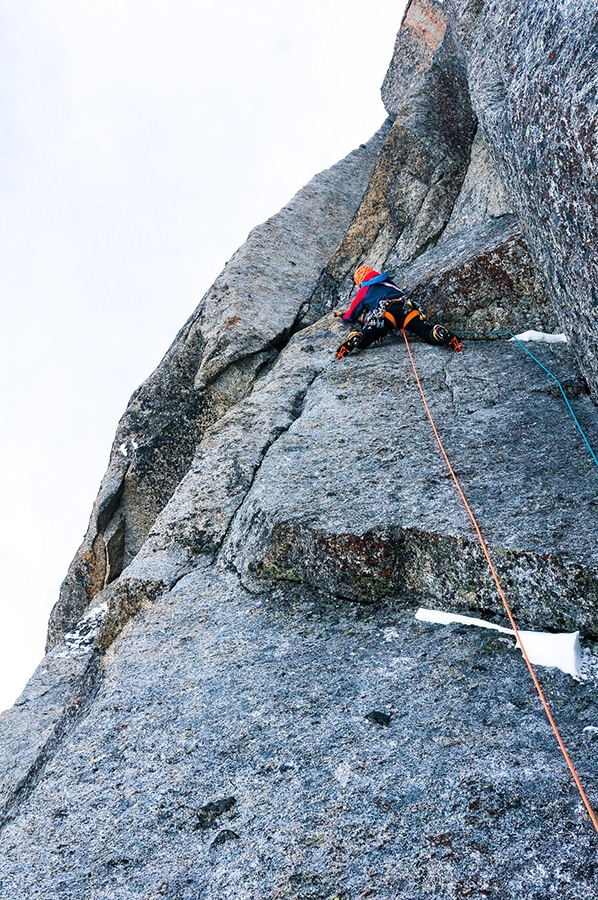 Petit Dru, Voie des guides, Mont Blanc